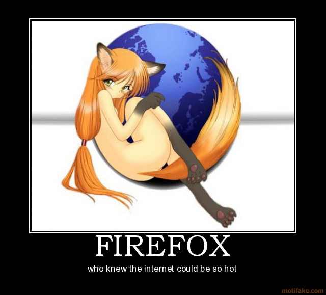 now i like Firefox XDDD image by @luxraylover.